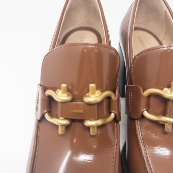 Bottega Veneta Monsieur Pump Brown Sugar Loafer Heels Womens 40 EU 10 US - Picture 4 of 8